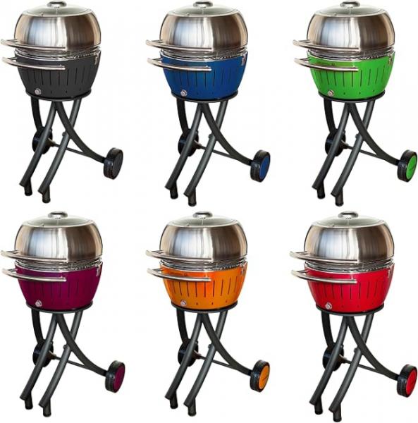 LotusGrill XL Garten Set - Pflaumenlila